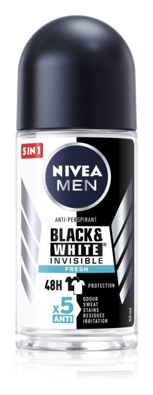 

Шариковый антиперспирант для мужчин Nivea Men Invisible Black & White