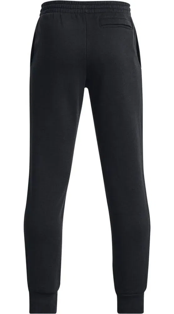 Джоггеры детские из флиса UA Rival Fleece Joggers Under Armour, черный — фото 2