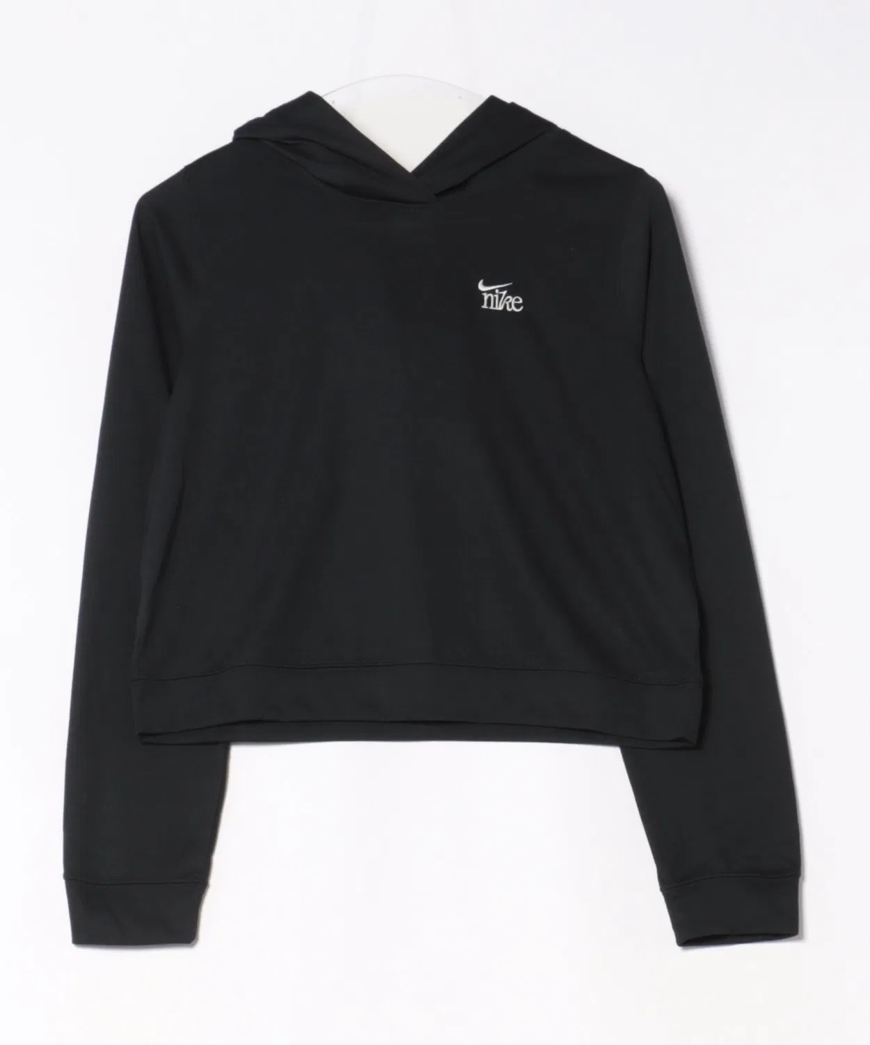 Женский худи из легкого трикотажа с длинным рукавомNIKE AS W NSW CHILL KNIT LTWT OS HO L/S, Black