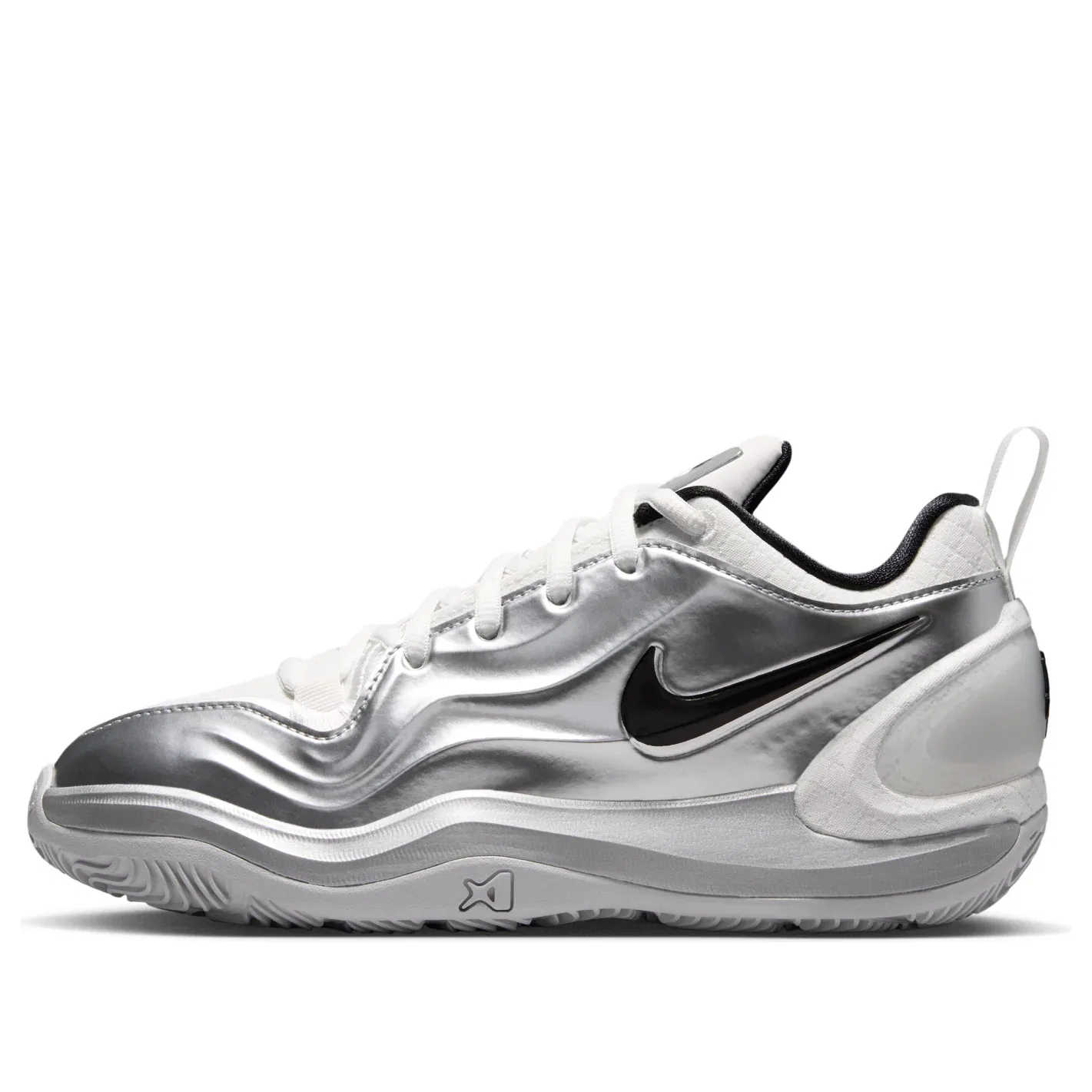 Детские кроссовки с синтетическим верхом A'Two 'WNBA All-Star' Nike, Peak White/Black/Metallic Silver