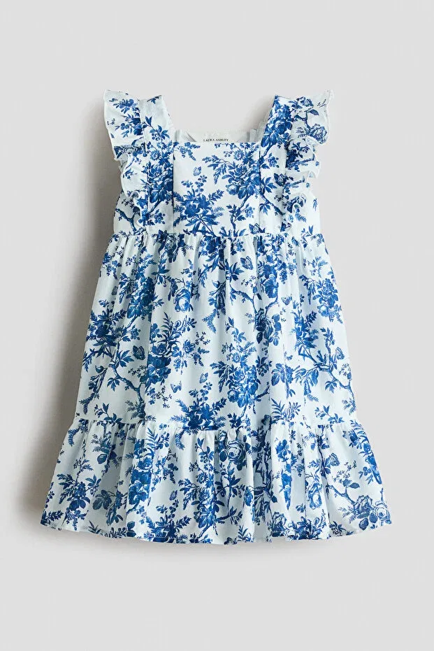 Детское платье с принтом H&M, Blue Floral — фото 4