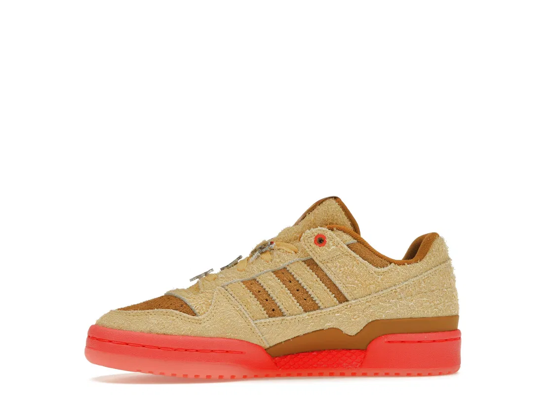 Детские кроссовки Lifestyle Adidas Forum Low The Grinch Max, Oat/Bright Red/Bronze Strata — фото 3
