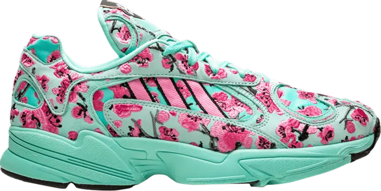 

Кроссовки Adidas Arizona x Yung-1 'Green Tea With Ginseng And Honey', зеленый