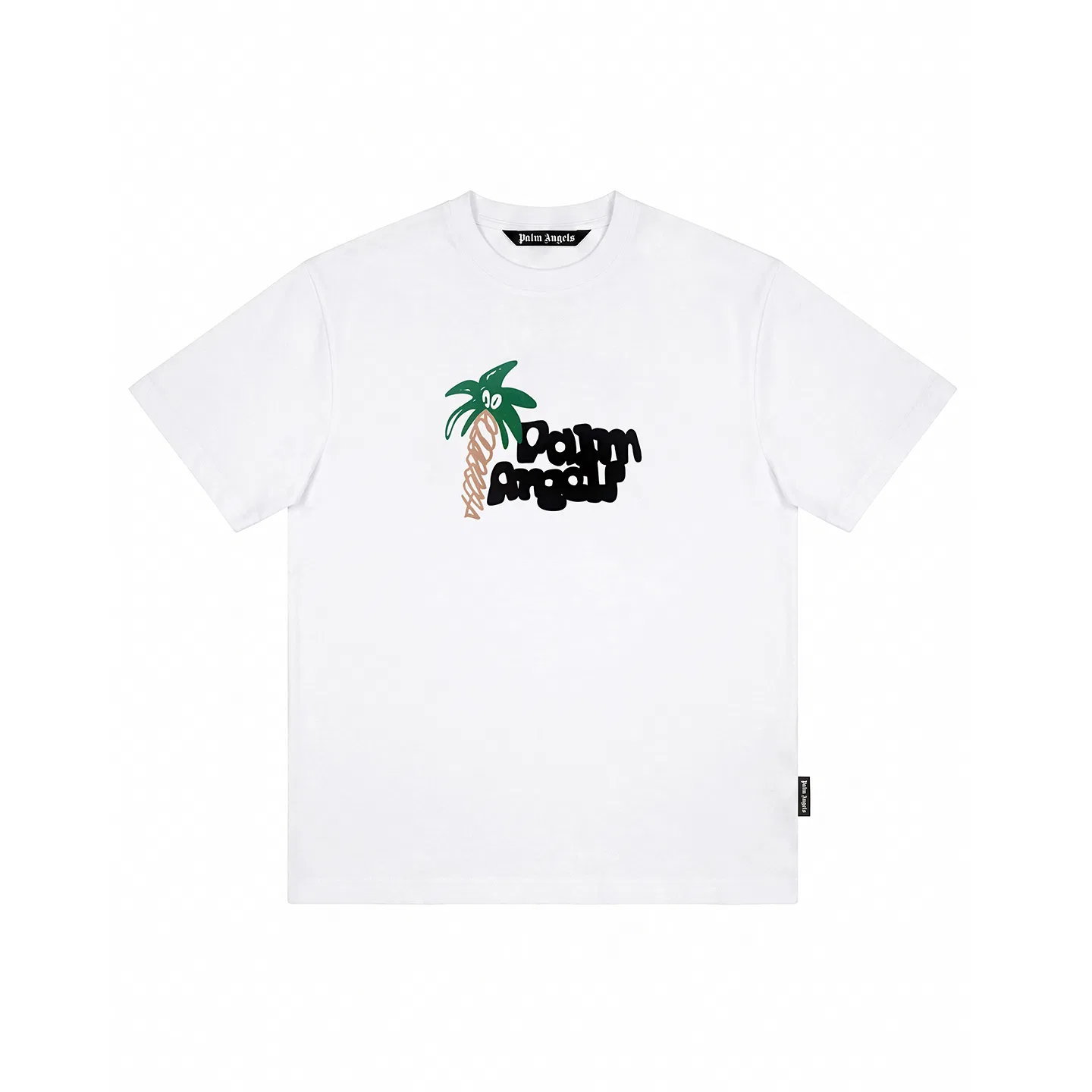 Детская футболка с принтом PALM ANGELS, White
