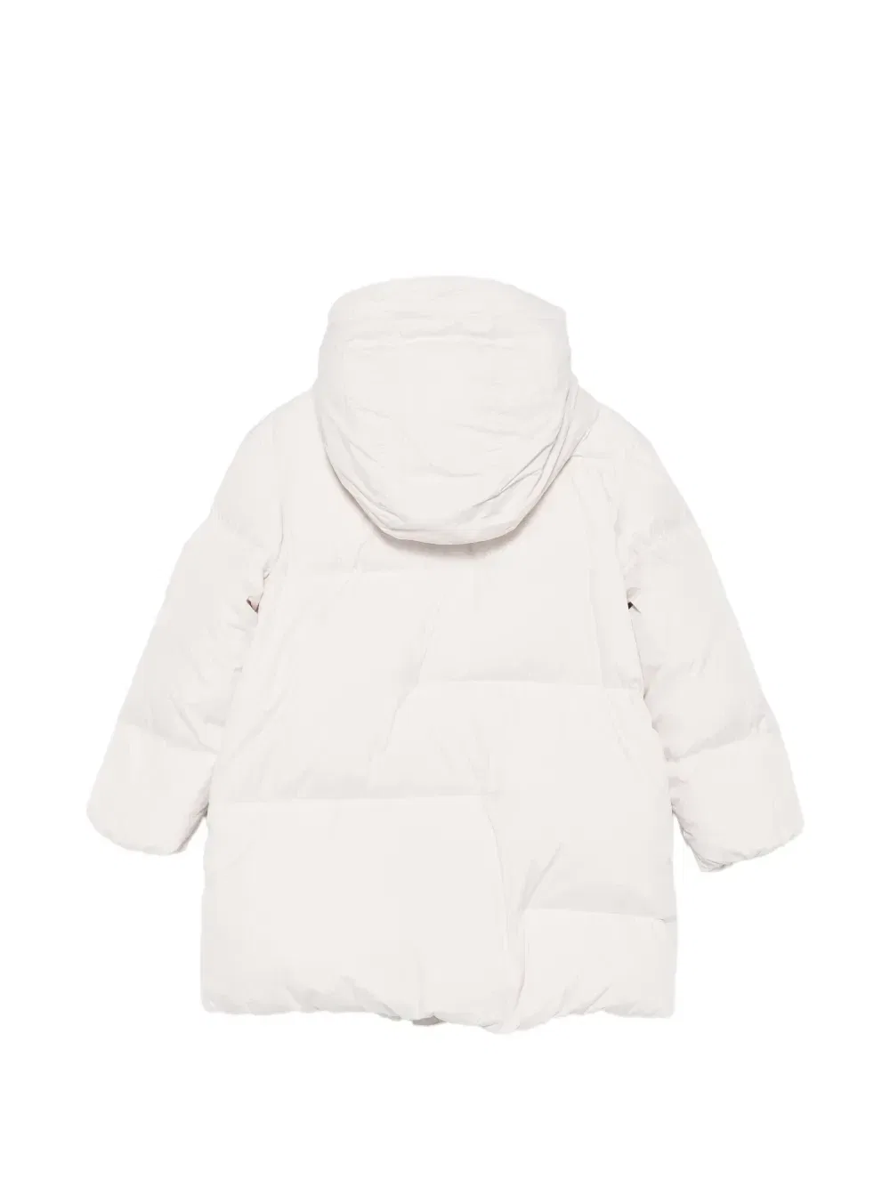 Куртка с капюшоном и наполнителем Emporio Armani Kids, бежевый — фото 2
