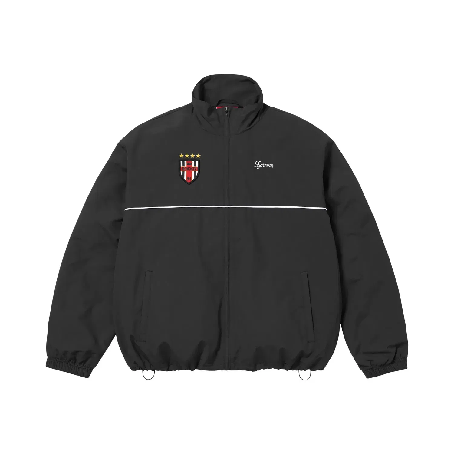 Куртка с крестовым принтом Supreme, Черный