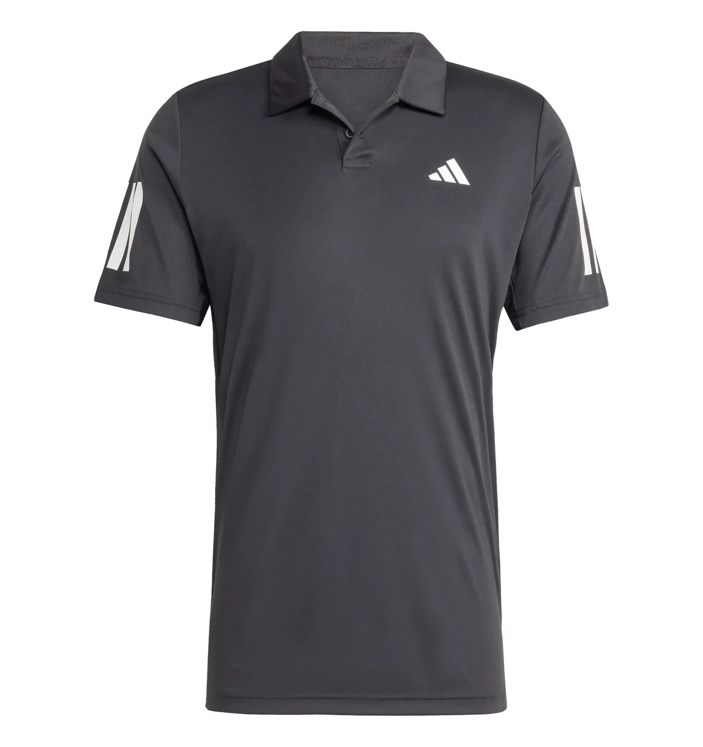Мужское поло с тремя полосками Club Tennis Adidas, черный