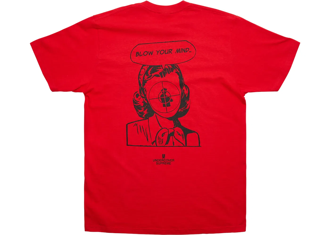 Мужская футболка с принтом Public Enemy Supreme UNDERCOVER Tee Red, Red — фото 2