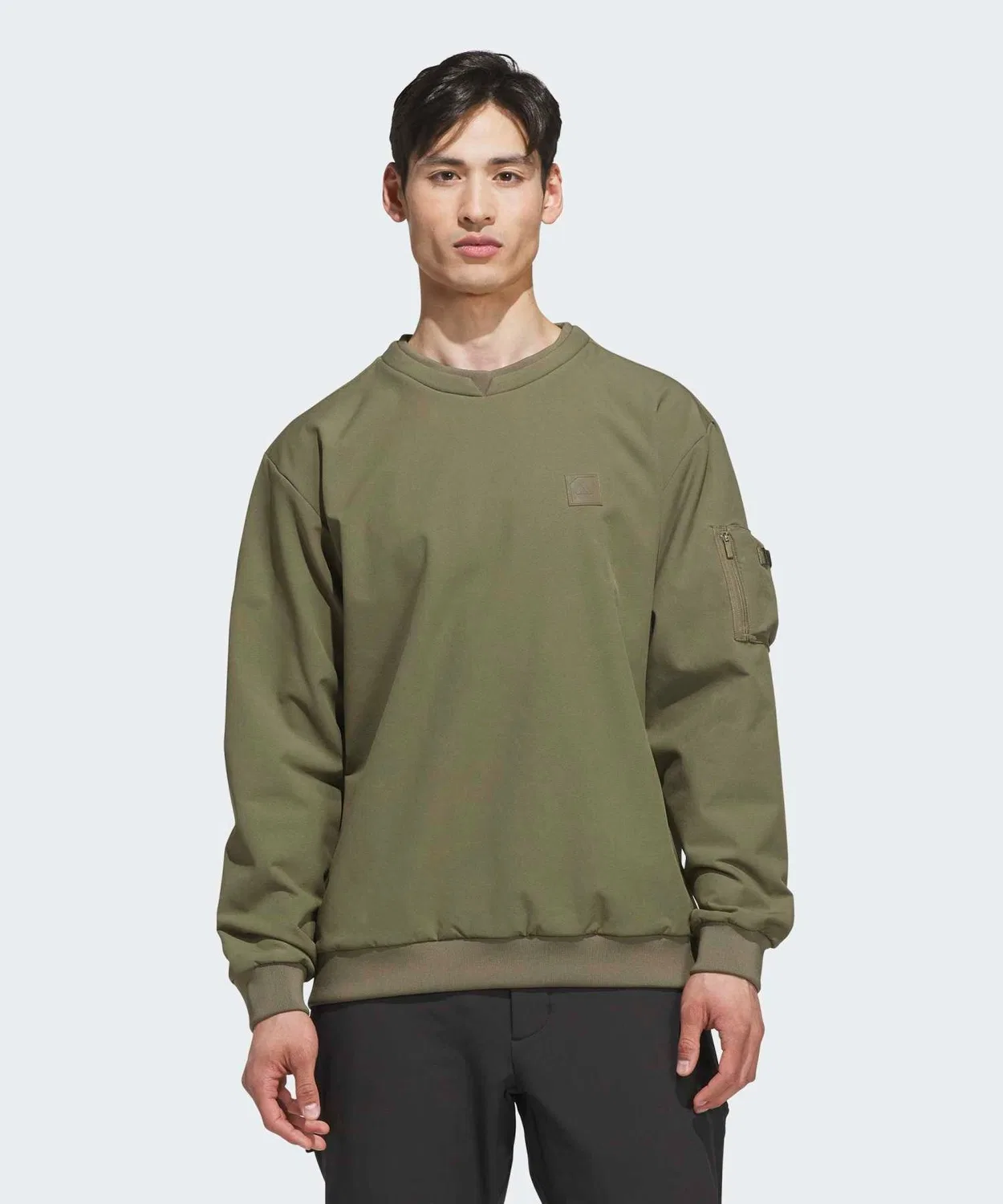 Мужская утепленная футболка с длинным рукавомClimawarm Adidas, Green