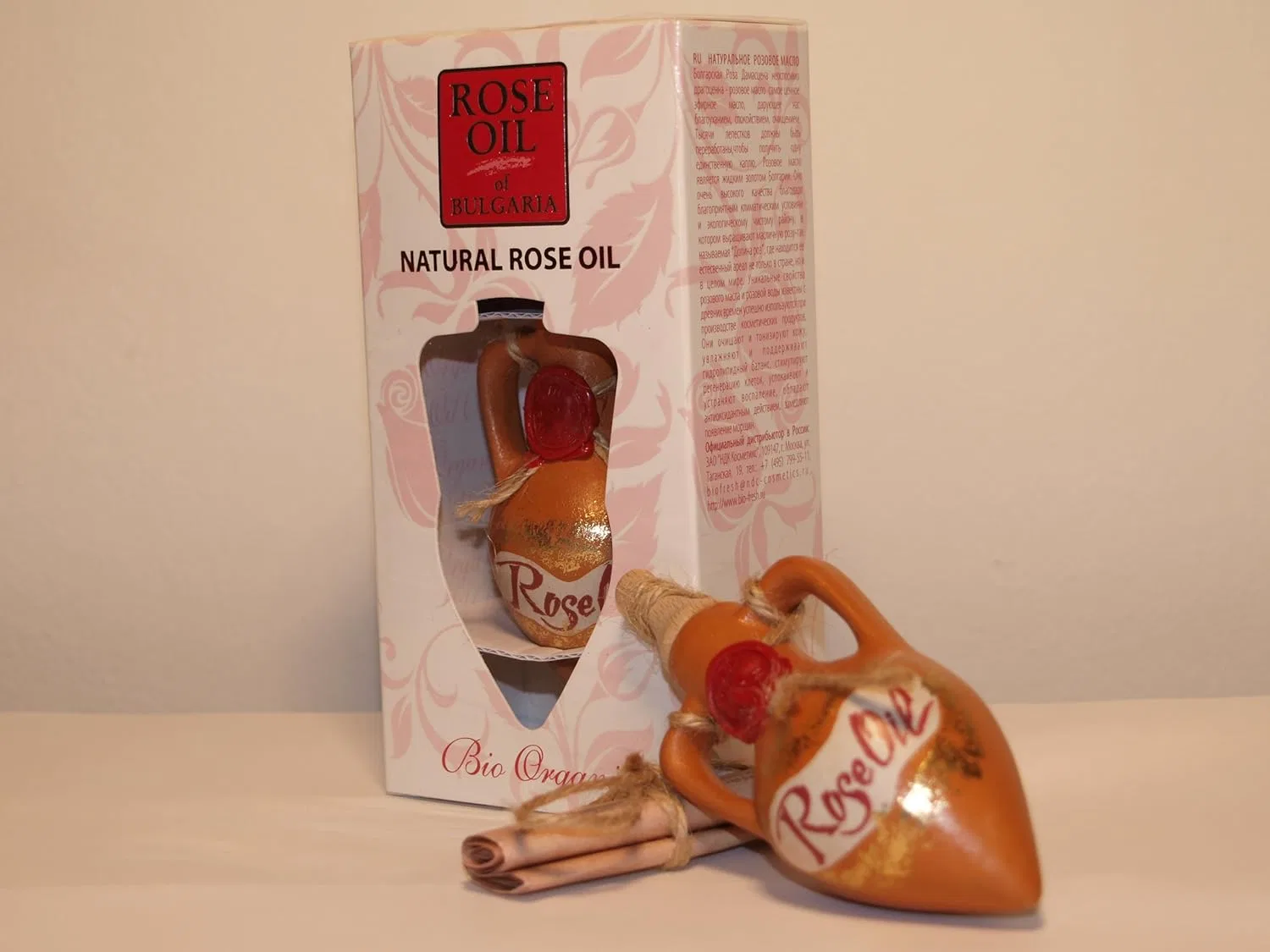 Масло для лица органическое Rose Oil of Bulgaria, 1.2 мл