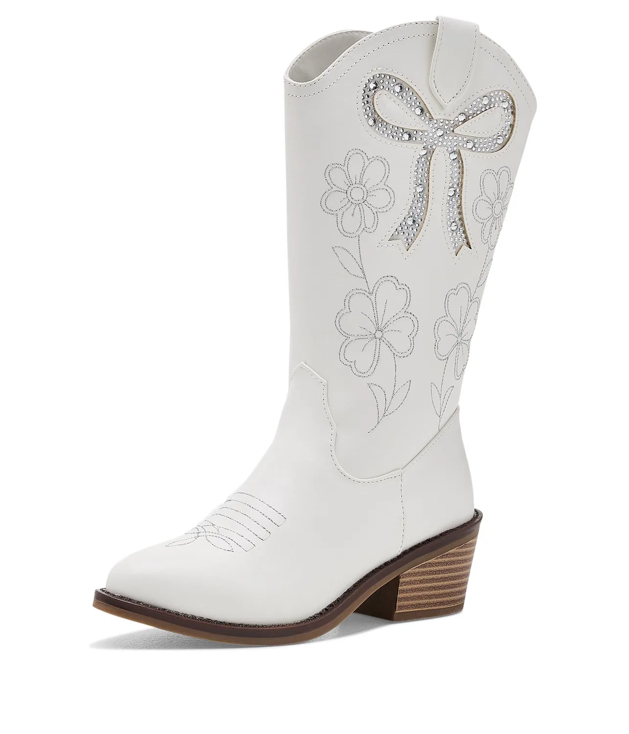 Ботинки Addin (для маленьких и больших детей) Steve Madden Kids, White — фото 2
