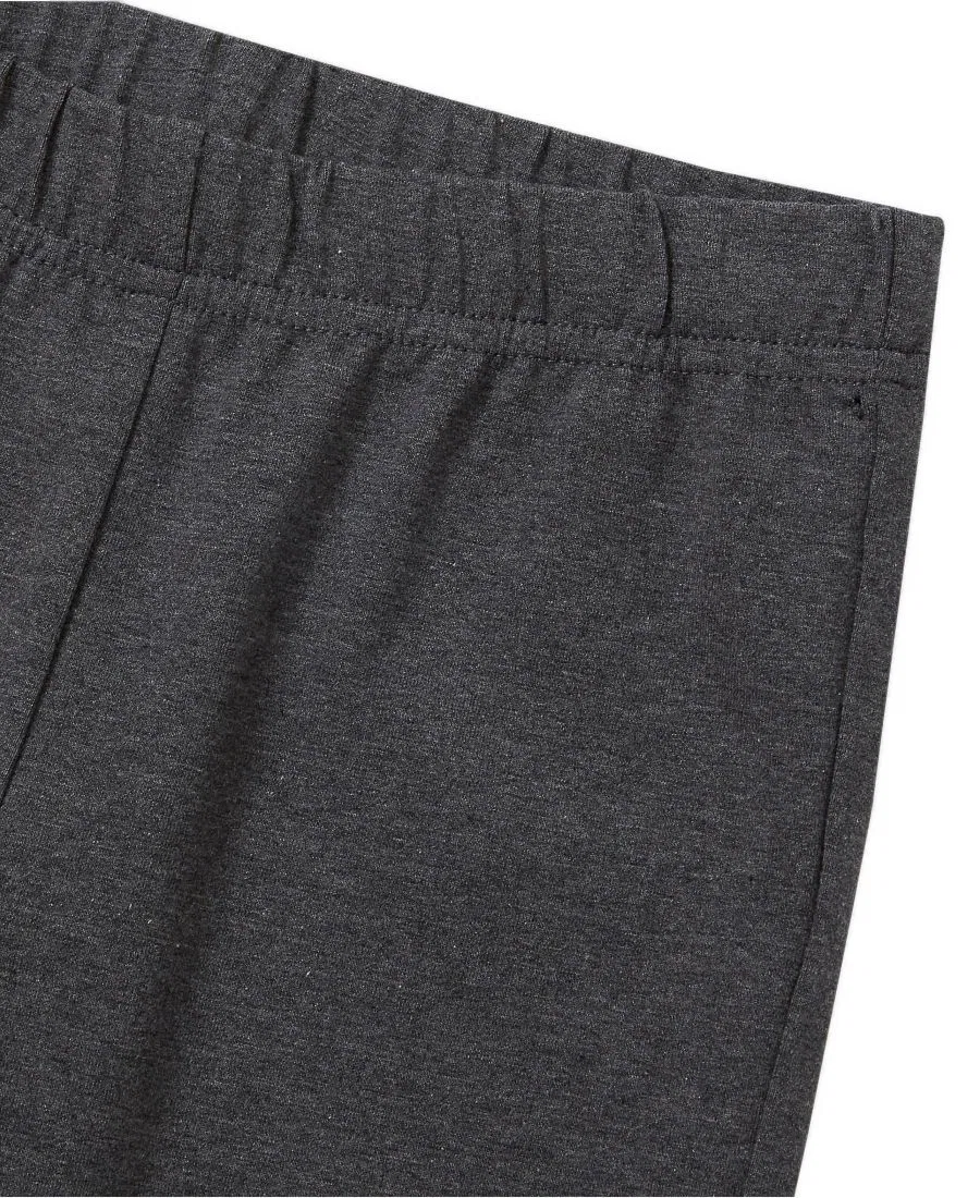 Леггинсы с усиленной тканью Tough Cotton с принтом Lands' End, Charcoal Heather — фото 2