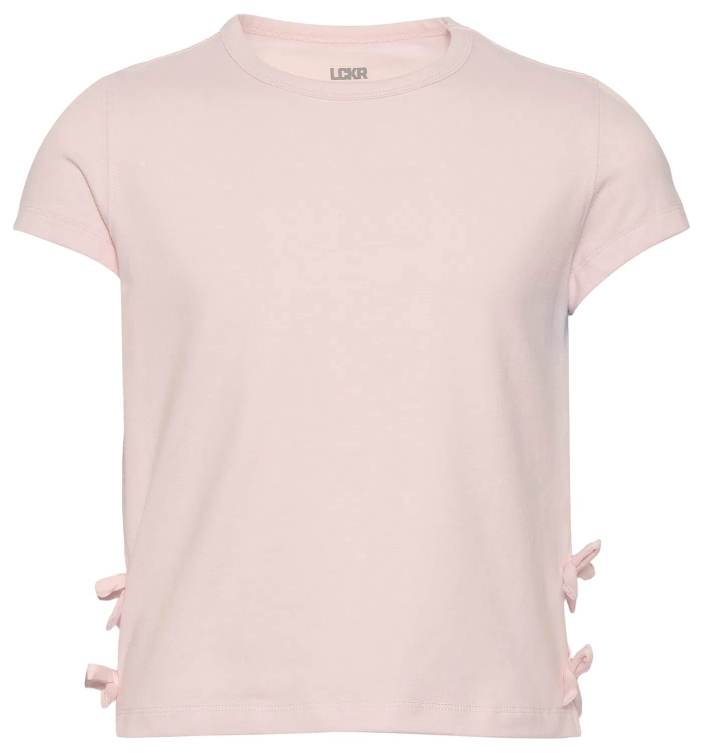 Детская футболка для девочек с боковыми бантами Bow T-Shirt LCKR, синий — фото 4