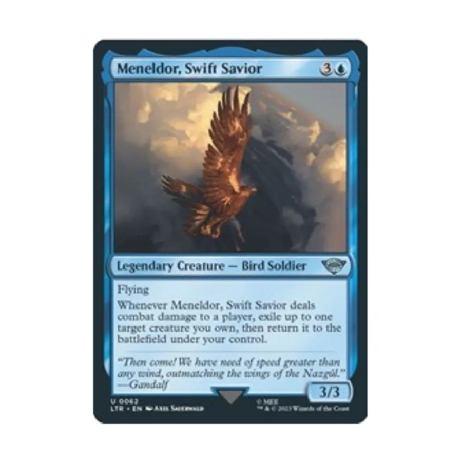 

CCG Менельдор, Быстрый Спаситель (U), MTG - Universes Beyond: Lord of the Rings