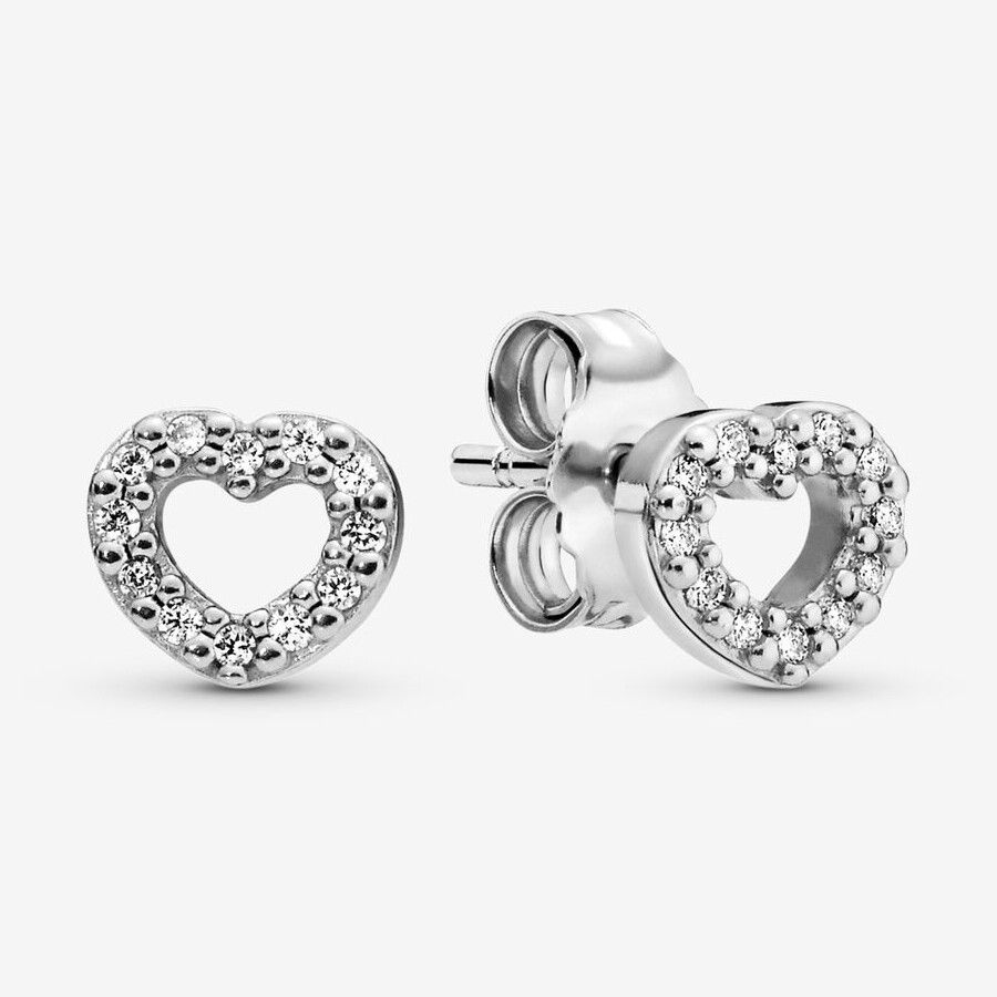 

Серьги Pandora Open Heart, серебро