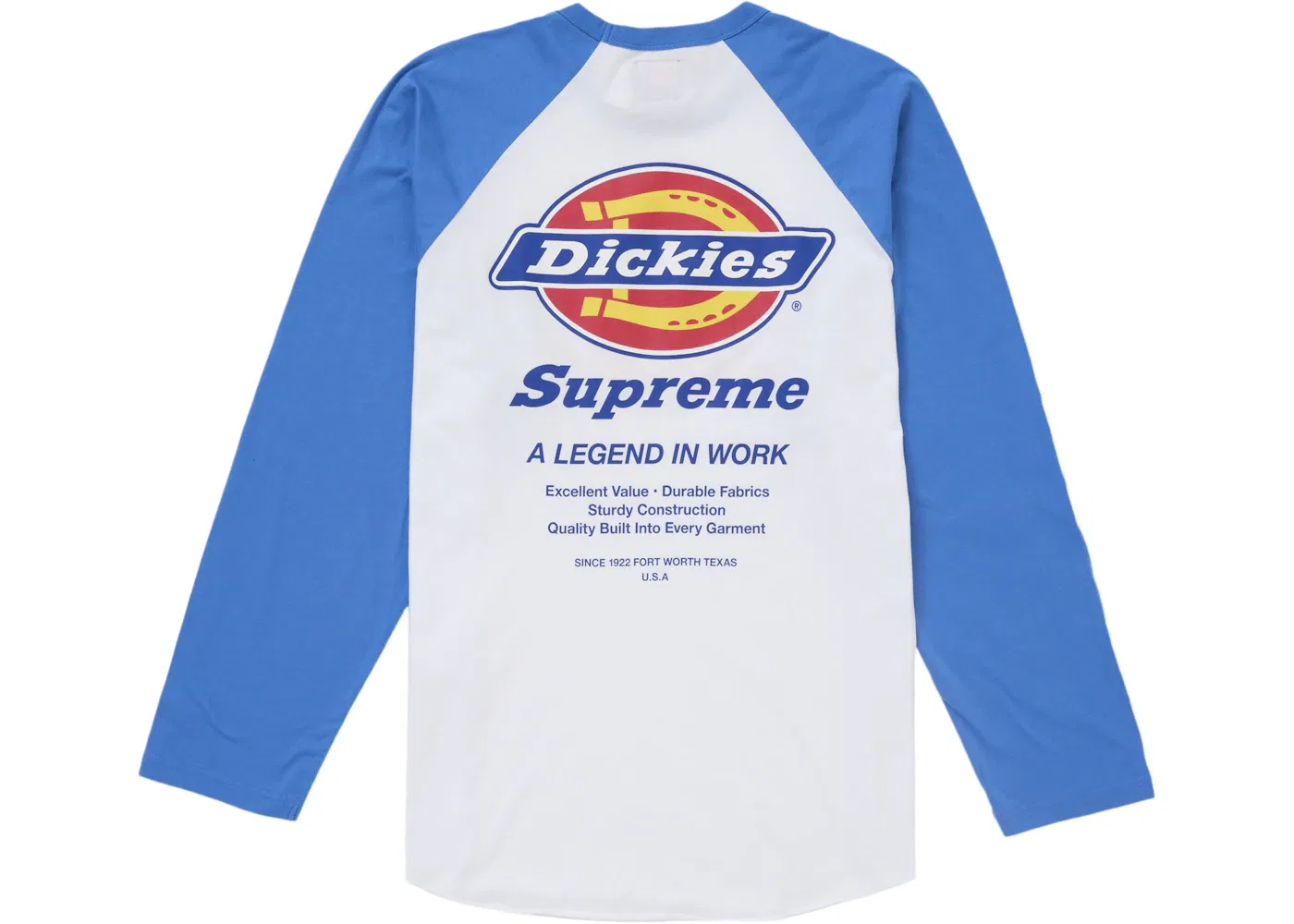 Мужская футболка с длинным рукавом реглан Supreme Top, Blue — фото 2