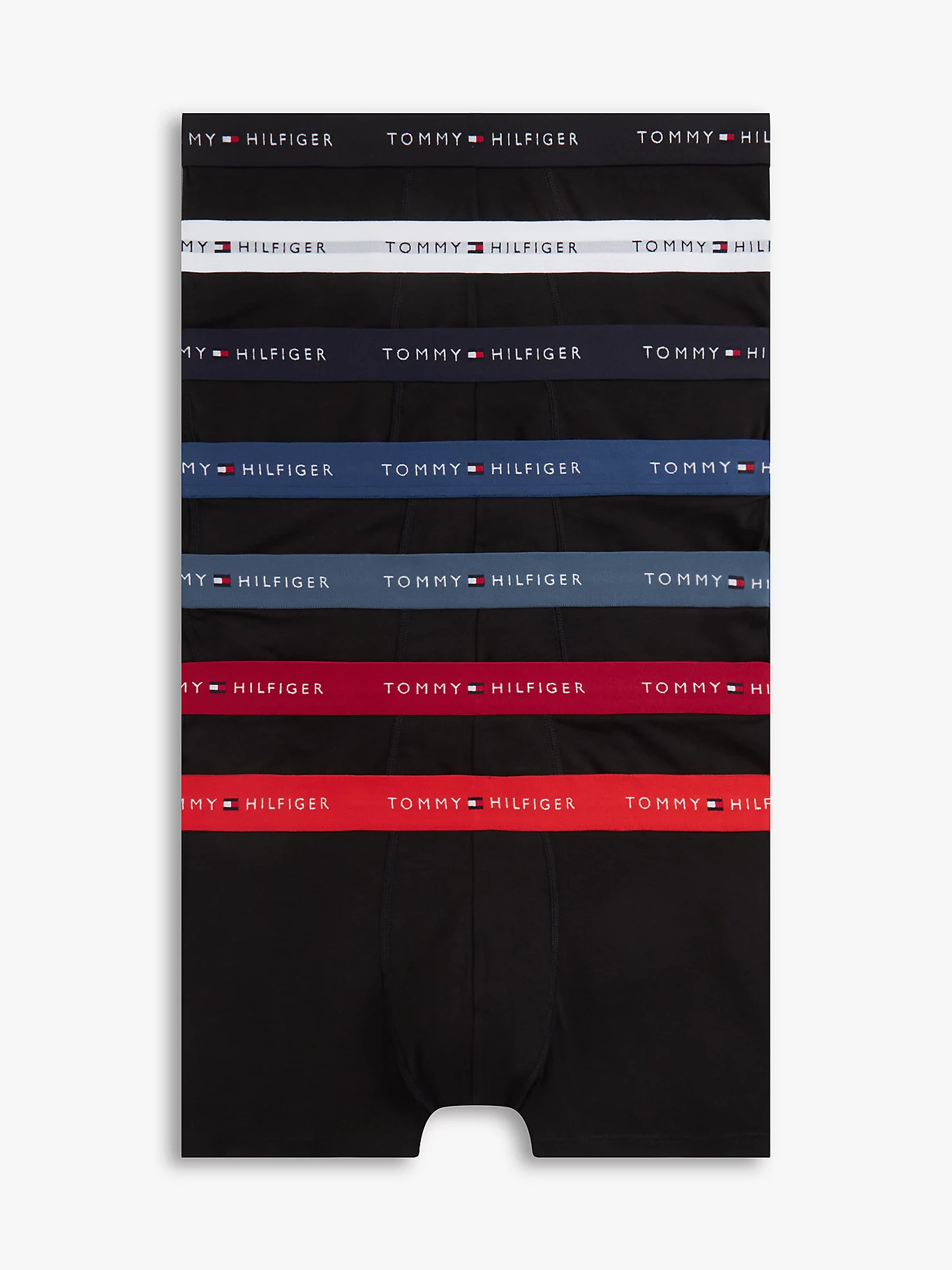 Набор боксеров Tommy Hilfiger Signature Repeat Logo Waistband, 7 предметов, мультиколор