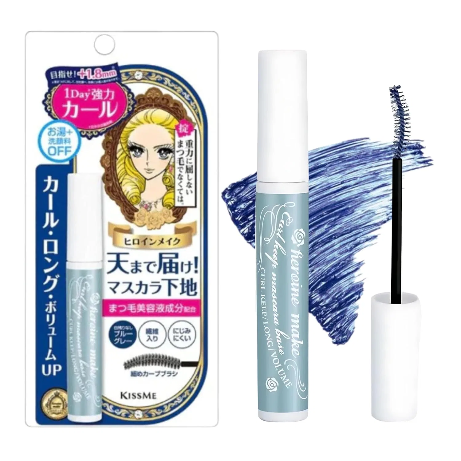 Тушь для ресниц Heroine Make, Waterproof, 40 г, Blue Grey