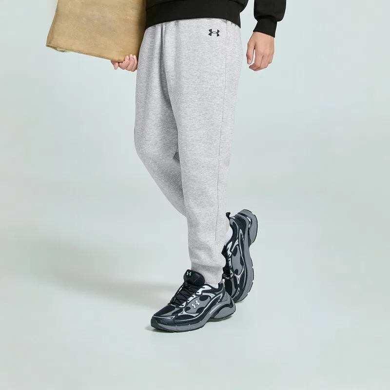 Детские утепленные трикотажные штаны Under Armour, Heather Gray — фото 3