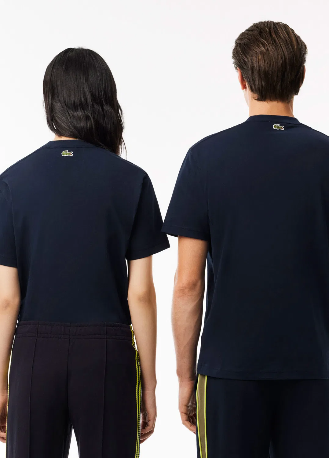 Футболка Lacoste с принтом, темно-синяя — фото 3