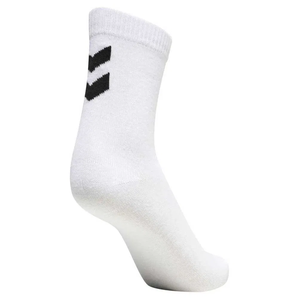Детские носки с высоким верхом hmlMAKE MY DAY SOCKS 5-PACK Hummel, White — фото 2