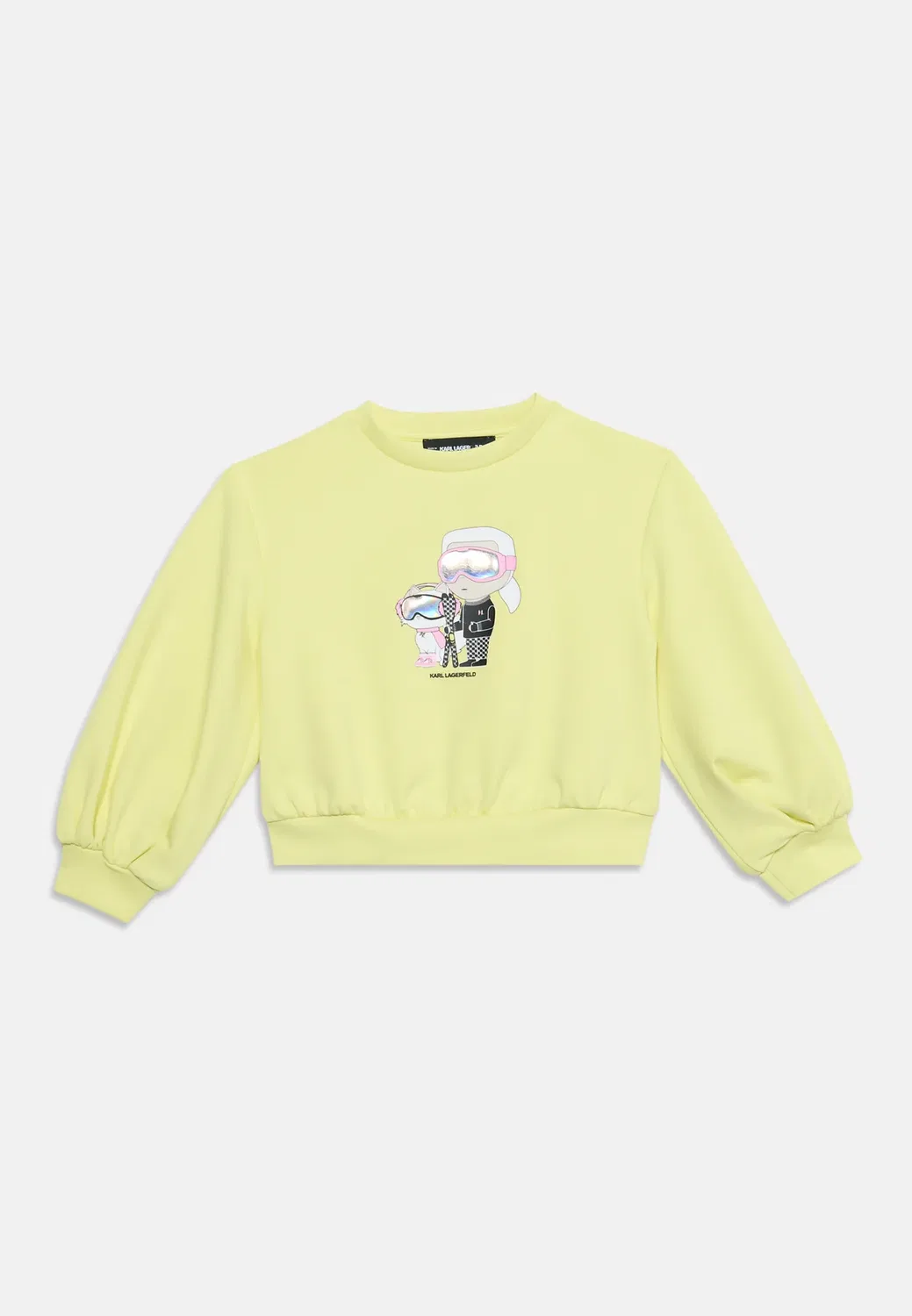 Толстовка Karl Lagerfeld Kids, Yellow — фото 3