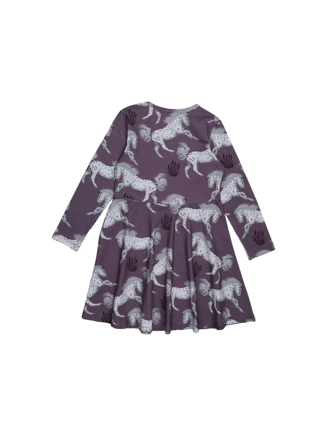 Платье Walkiddy Schimmel Horses Dress фиолетового цвета — фото 2