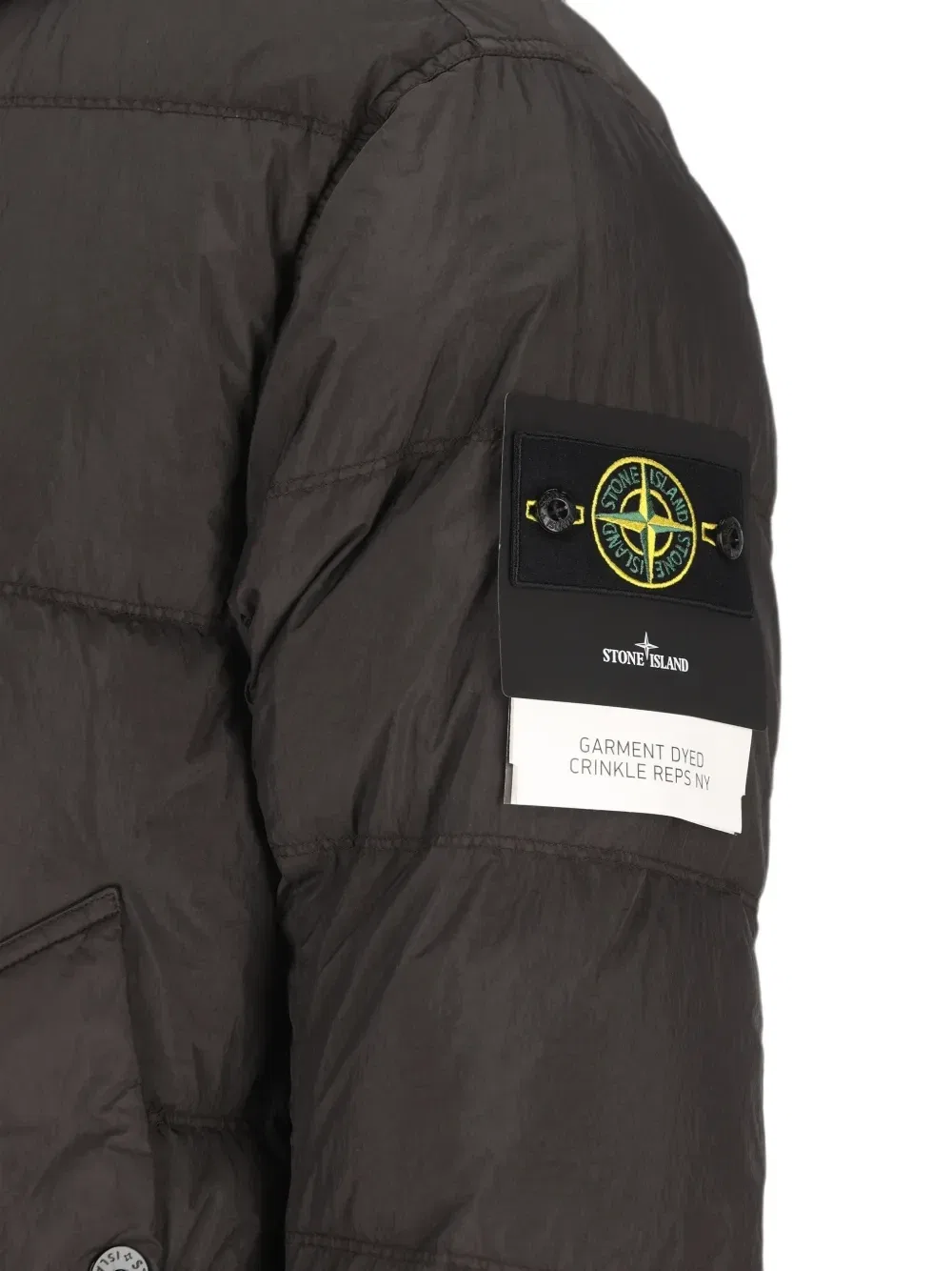 Мятая куртка из нейлона Crinkle Reps NY Stone Island, серый — фото 4
