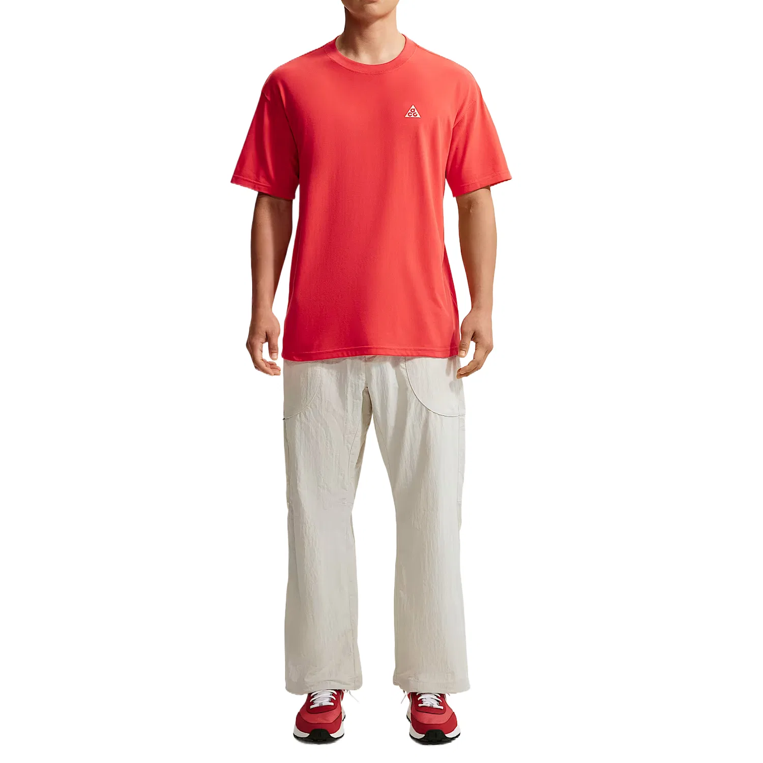 Мужская футболка свободного кроя Nike ACG, Light Red — фото 4