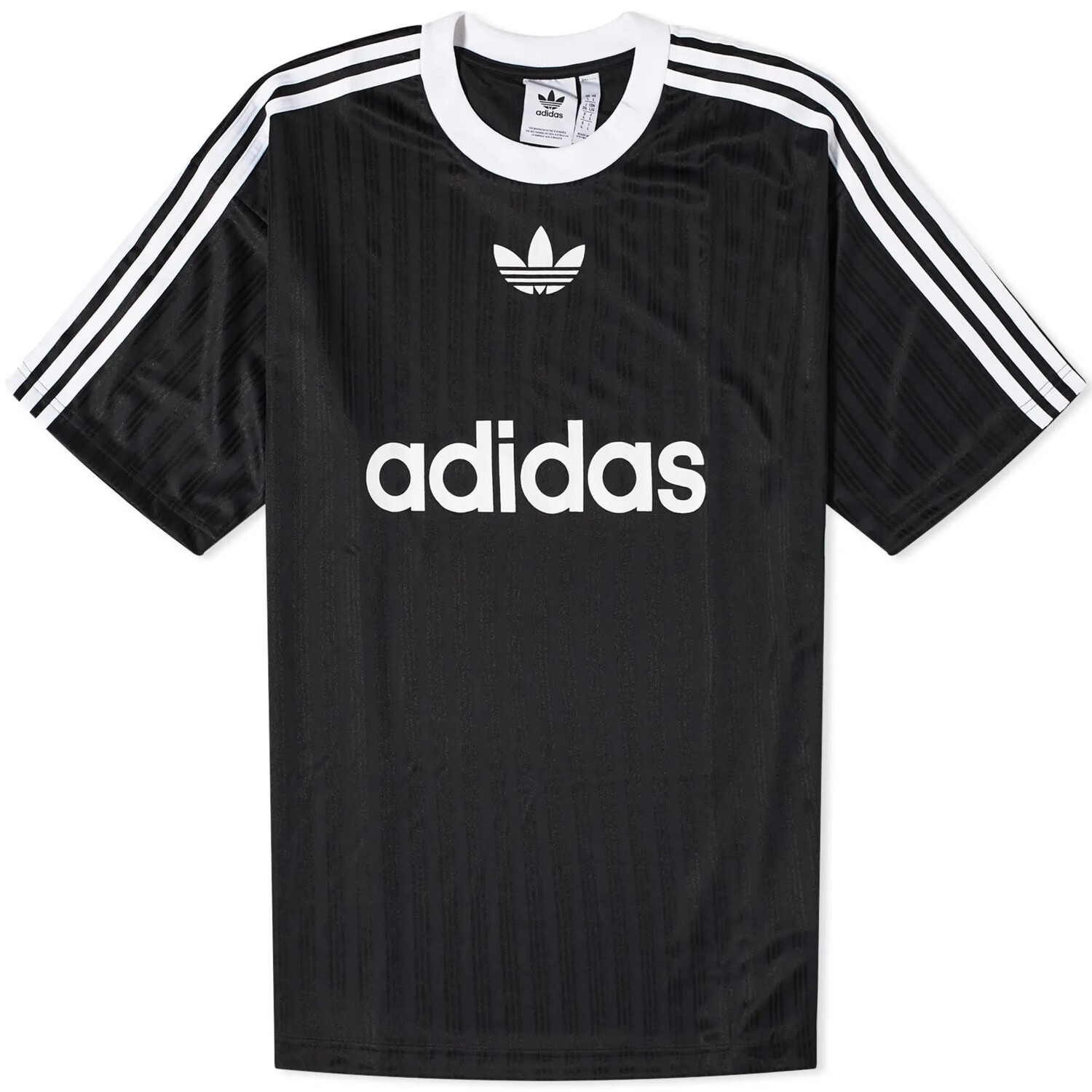 

Футболка Adidas Adicolor Poly, черный/белый