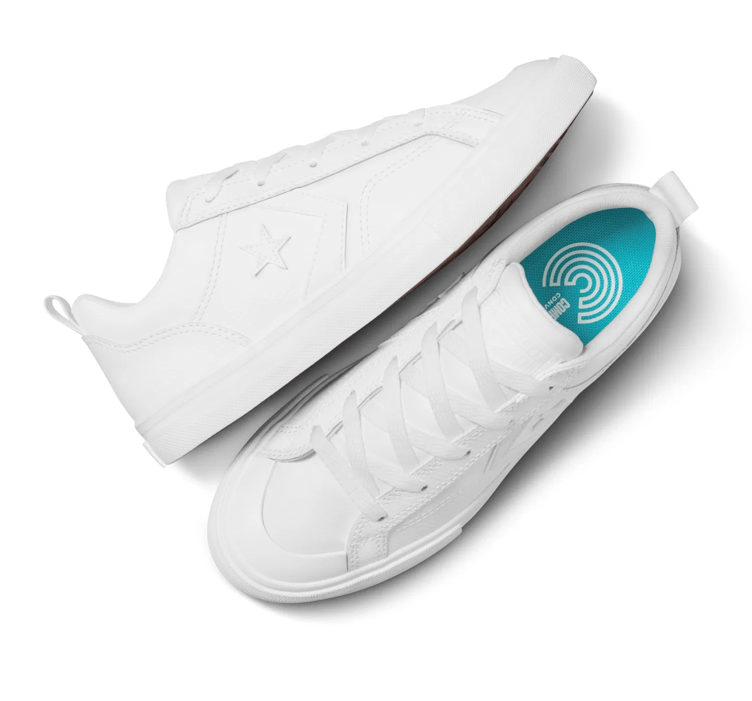 Детские кроссовки для мальчиков Pro Blaze Leather Strap Converse, White — фото 4