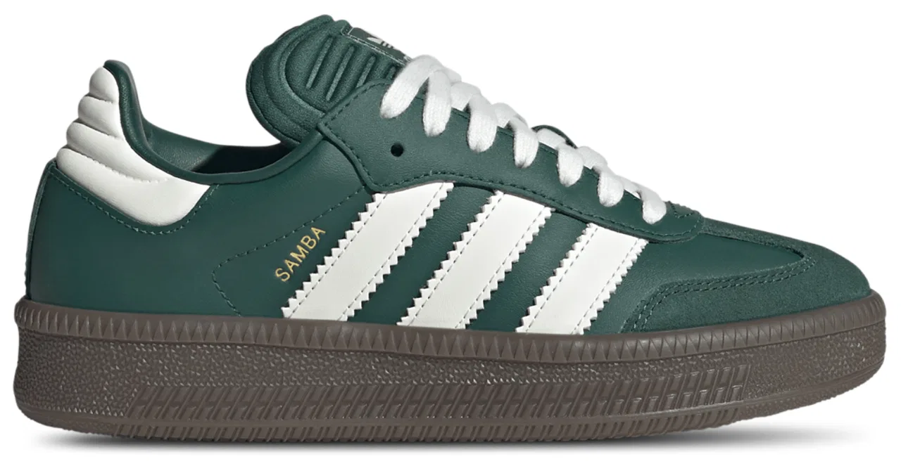 Кроссовки для мальчиков Samba XLG Adidas, цвет Collegiate Green/White
