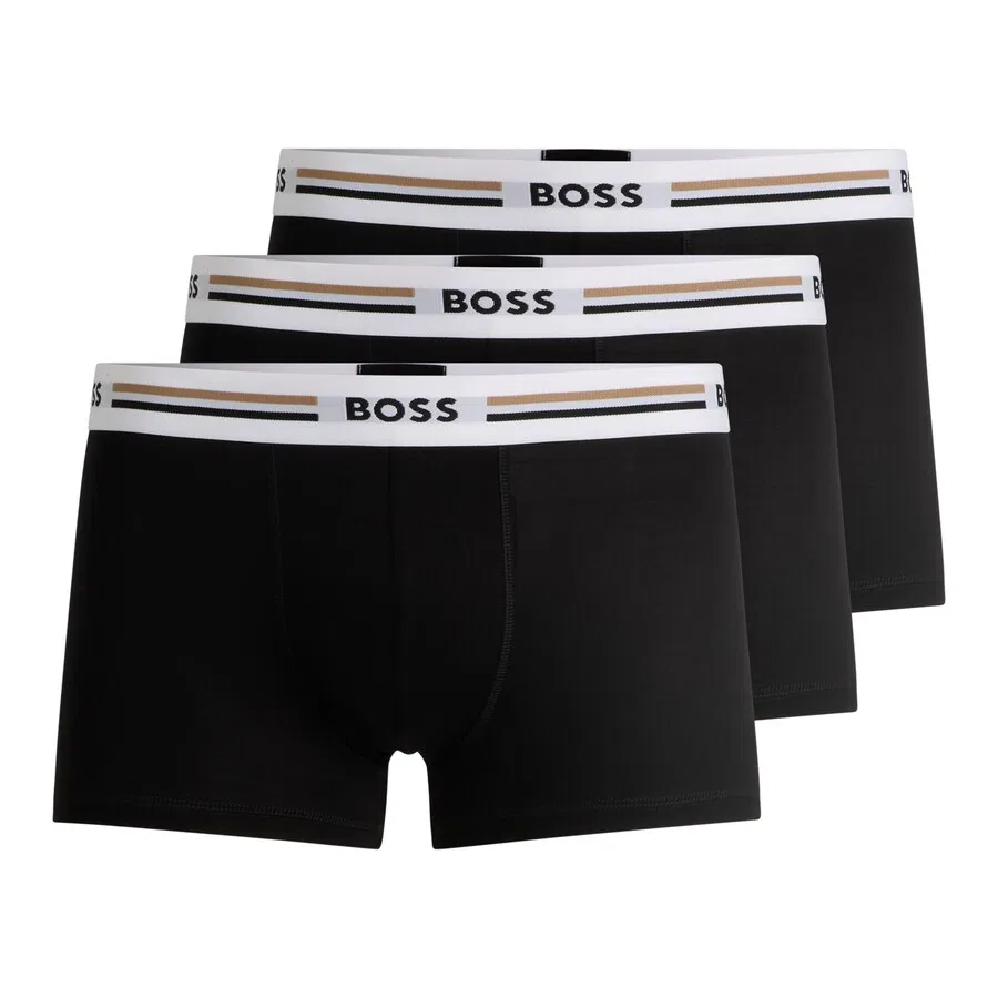 Боксерские шорты BOSS черного цвета