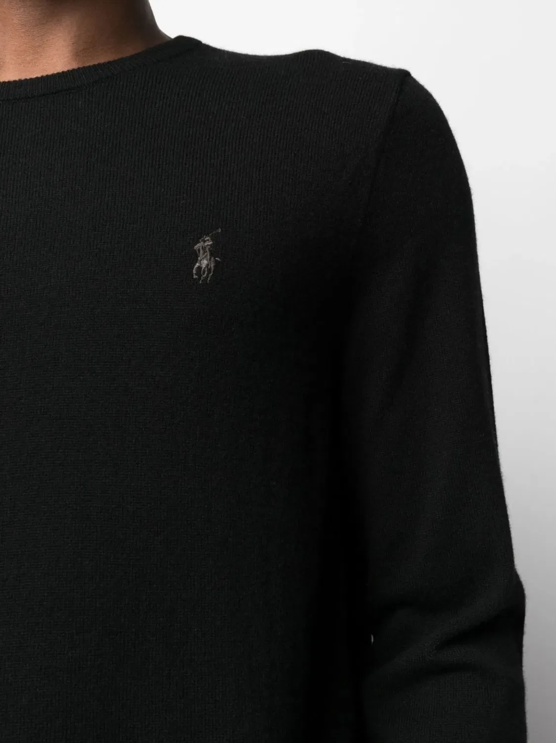 Свитер с мотивом Polo Pony Polo Ralph Lauren, черный — фото 4