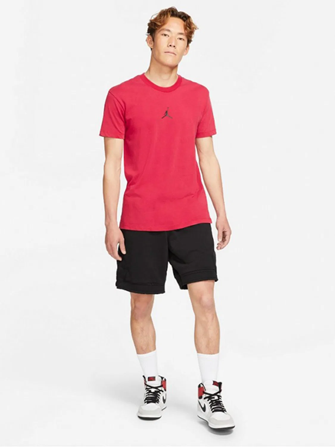 Мужская футболка с коротким рукавом Air Jordan Dri-FIT Nike, Красный — фото 2