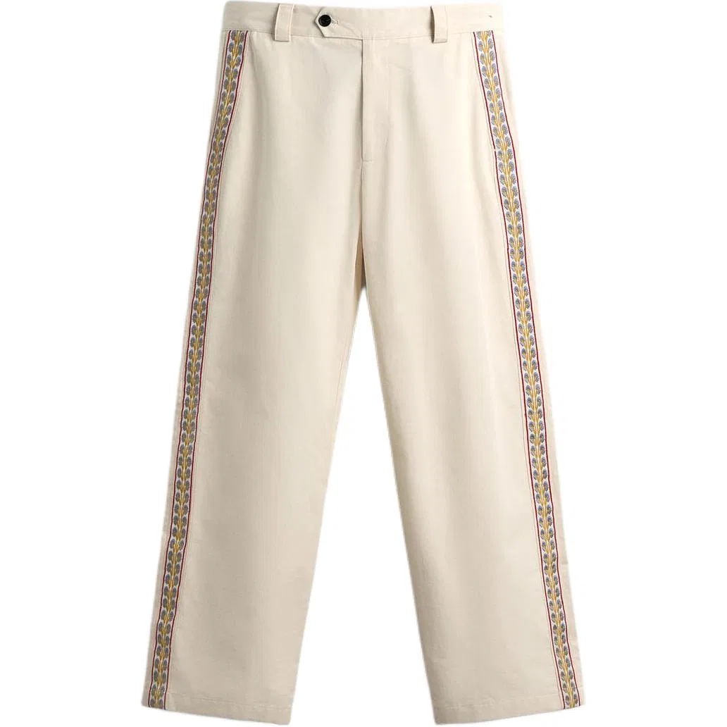 Мужские повседневные брюки белые ZARA, Raw White