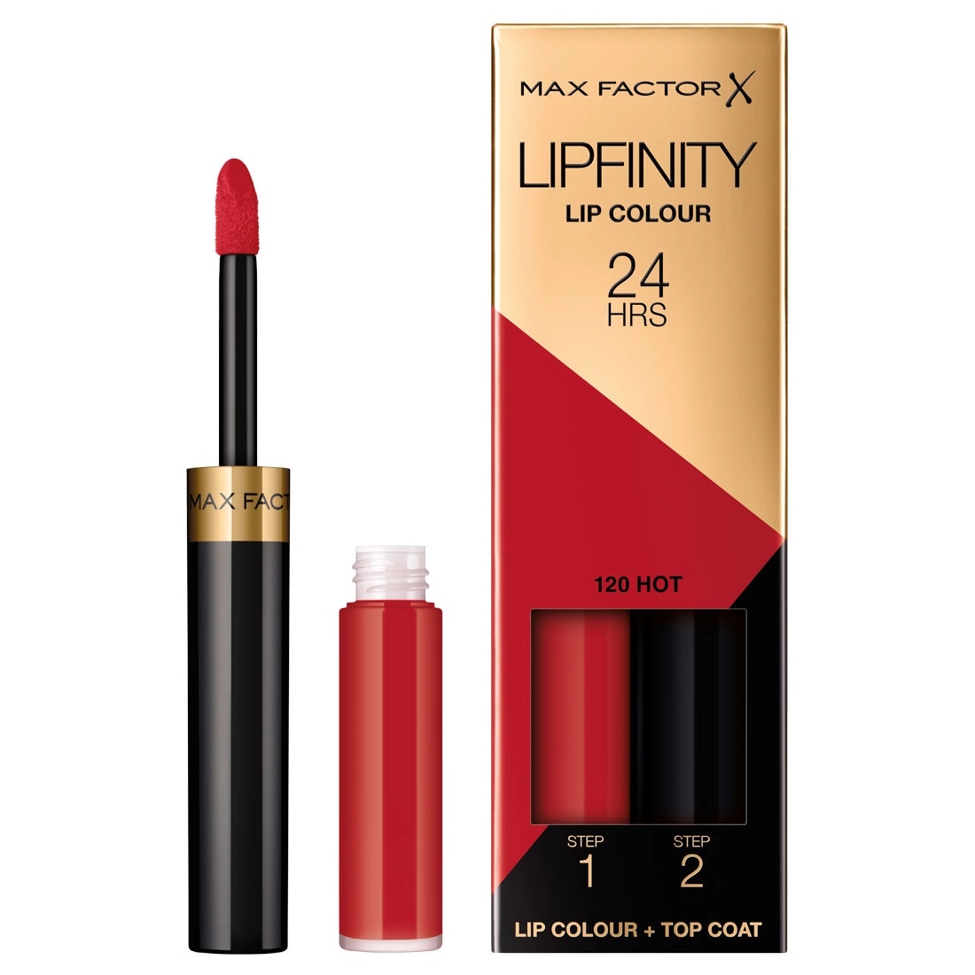 

Двухфазная стойкая помада Max Factor Lipfinity Lip Colour 24H, 120 Hot