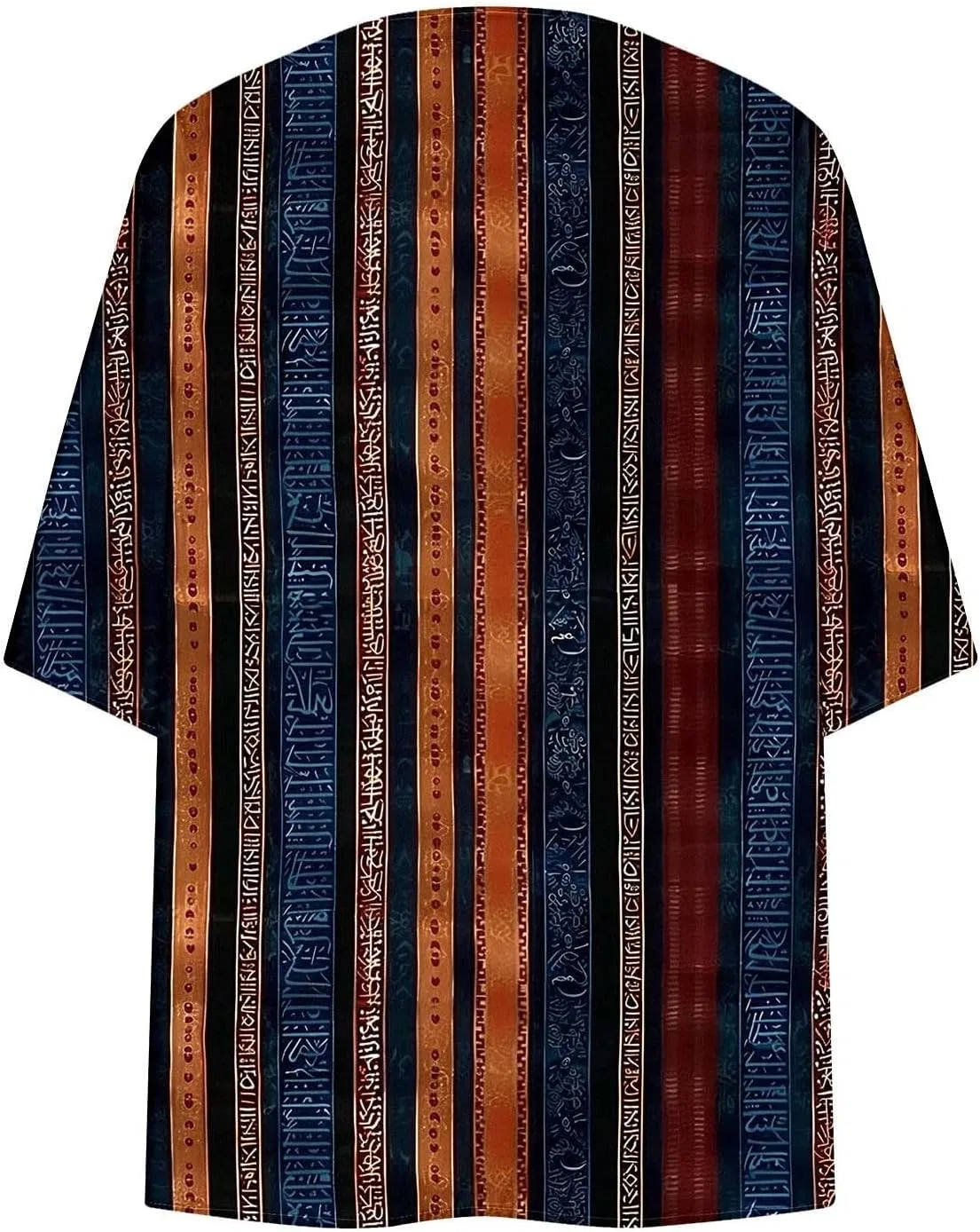 Женская пляжная накидка кардиган с 3/4 рукавом, Multicolor — фото 4