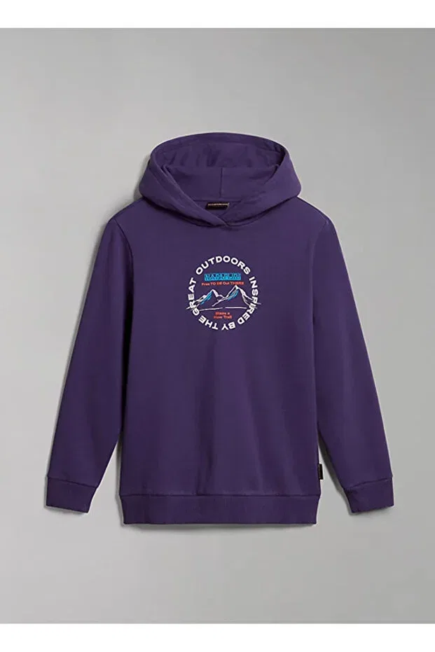 Детские свитшот для девочек с длинным рукавом Napapijri, Purple