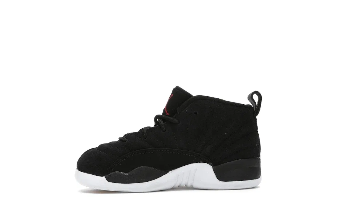 Детские кроссовки Lifestyle Jordan 12 Retro Jordan, Black/White/Taxi/Red/Metallic Gold — фото 3