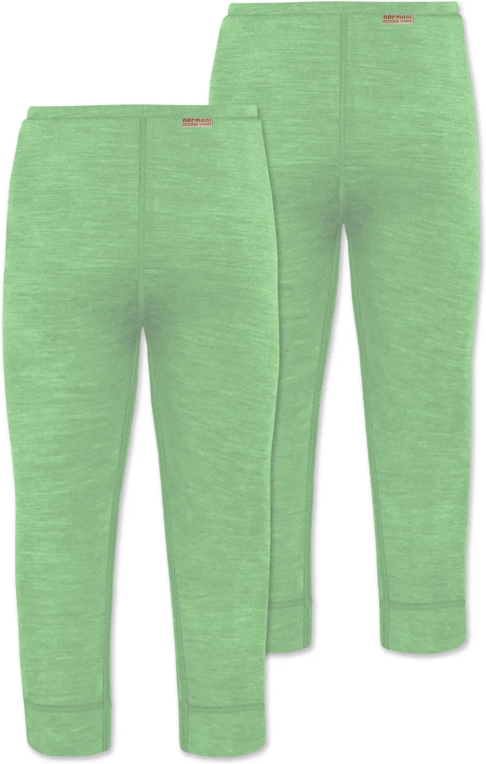 Леггинсы детские мериносовые комплект 2 шт Tutira Normani Outdoor Sports, зеленый — фото 2