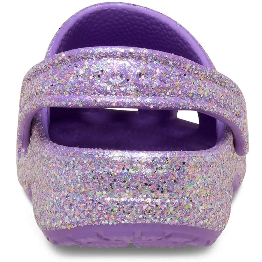 Сабо Classic Fantasy Glitter Crocs, фиолетовый — фото 4