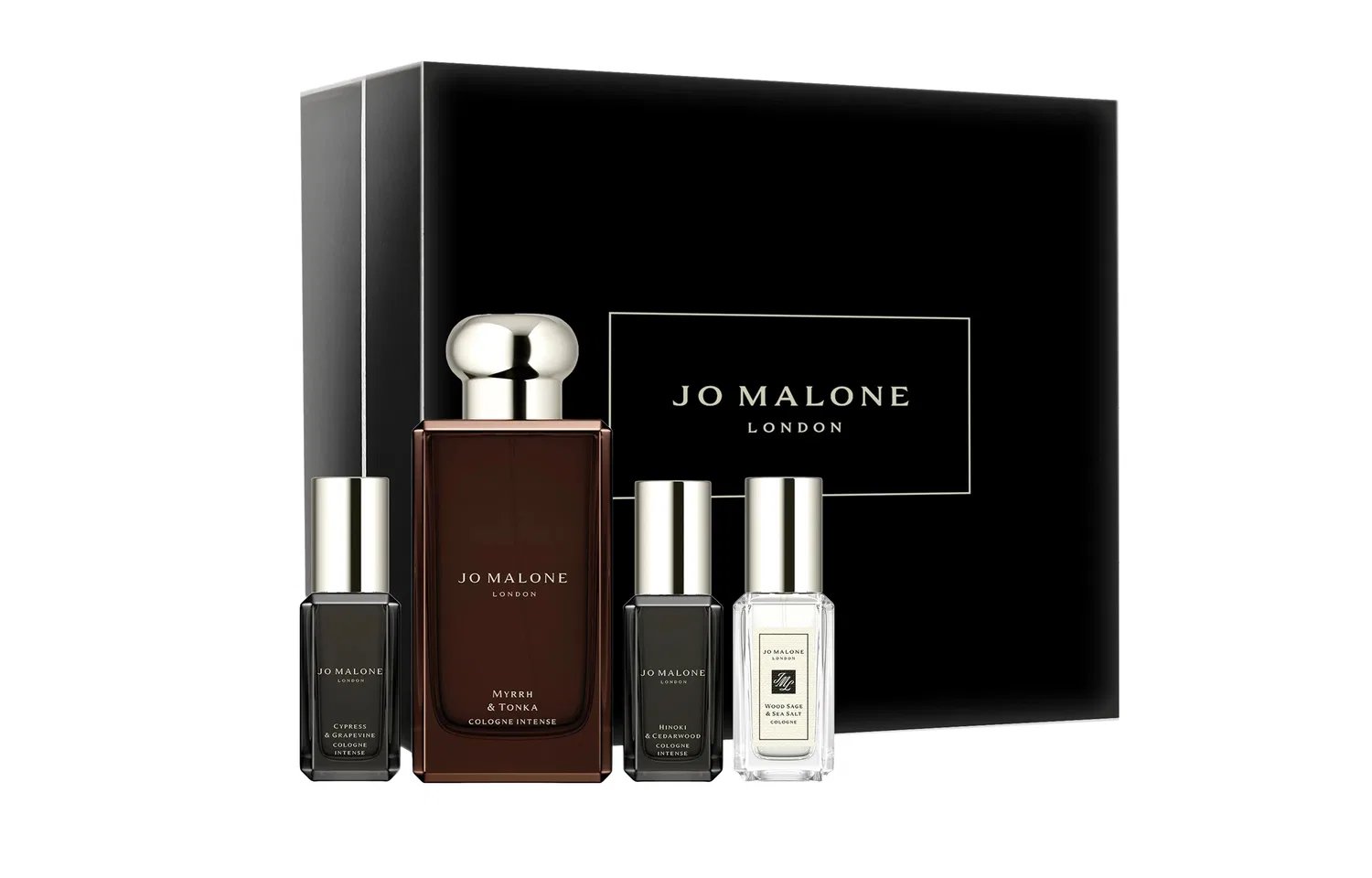 Набор парфюмерной воды Jo Malone London Black Bottle Medicine With Dongjia Beans, 4 предмета