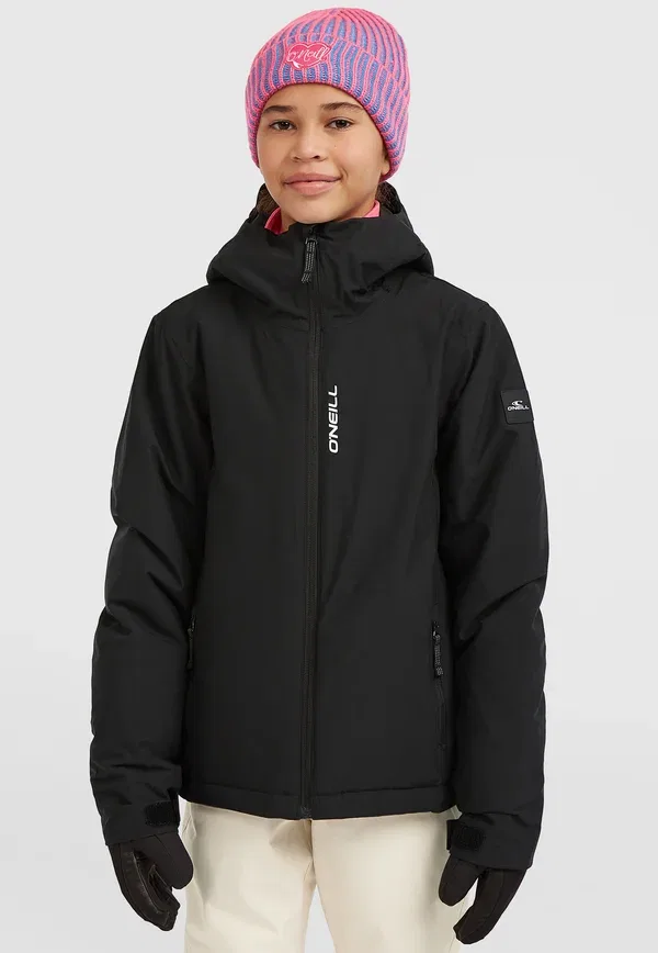 Куртка снеговая с капюшоном Snowboard jacket O'Neill, schwarz, черный — фото 2