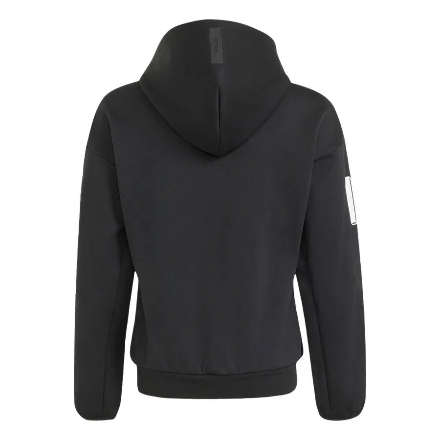 Толстовка на молнии ADIDAS PERFORMANCE Athletic 'Messi ZNE' черного цвета — фото 2