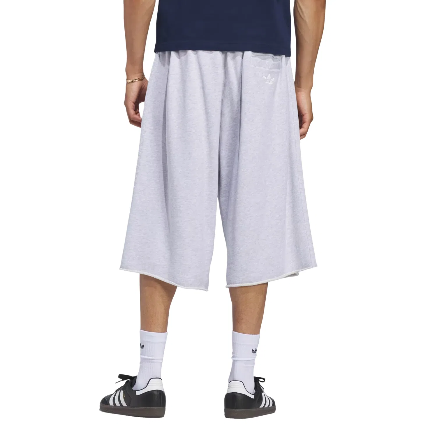 Мужские шорты с принтом Adidas Graphic Sweatshorts Asia Sizing, серый — фото 3