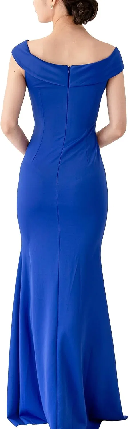 Женское вечернее платье-русалка с разрезом LILYDRESS, Blue — фото 4