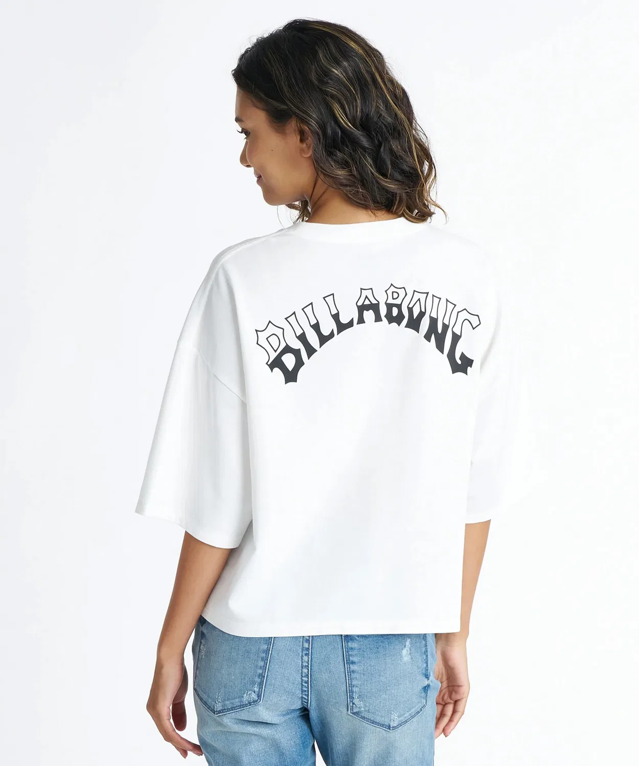 Детская футболка с принтом BILLABONG, Белая — фото 3