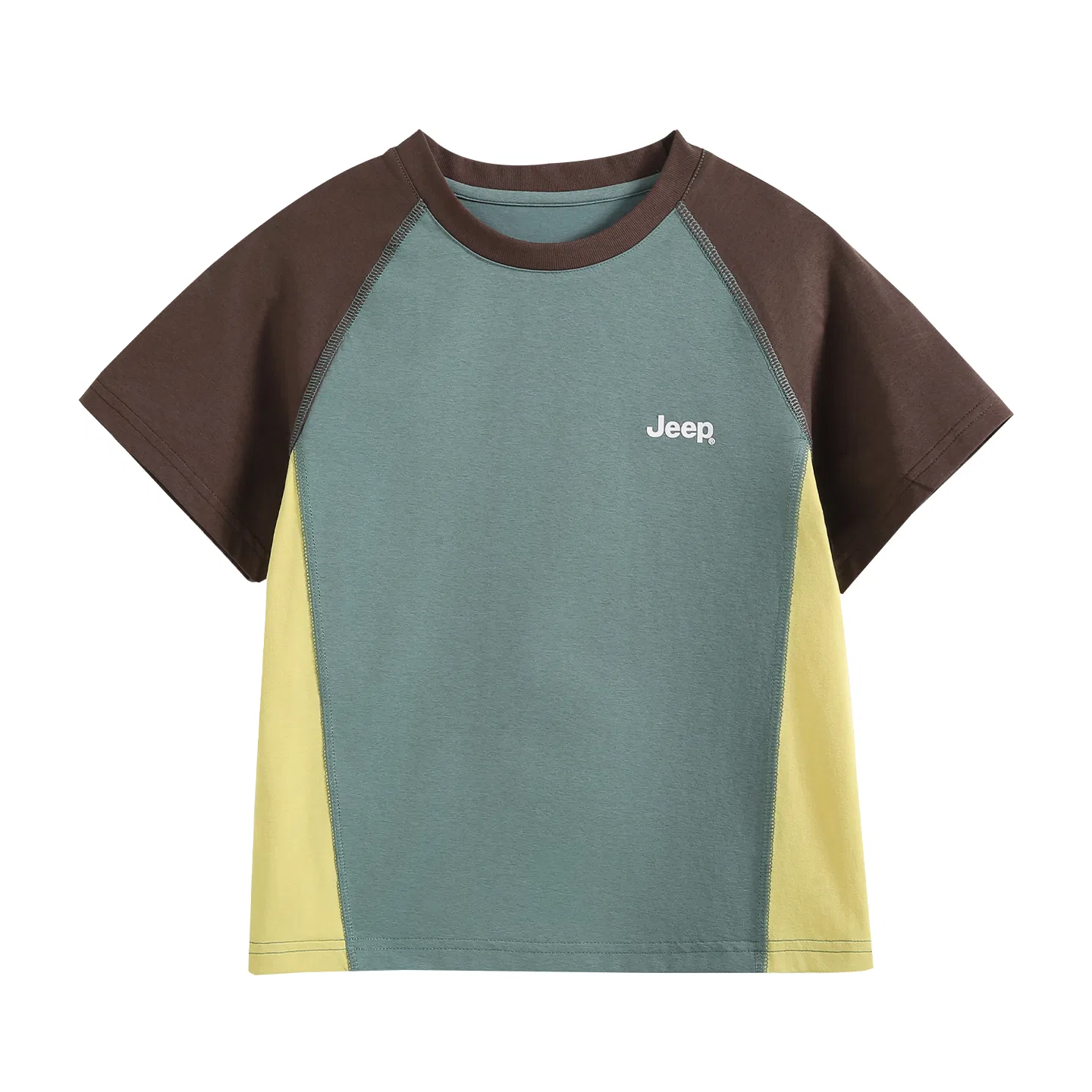 Детская футболка с коротким рукавом Jeep Grade School T Shirts, Pine Green