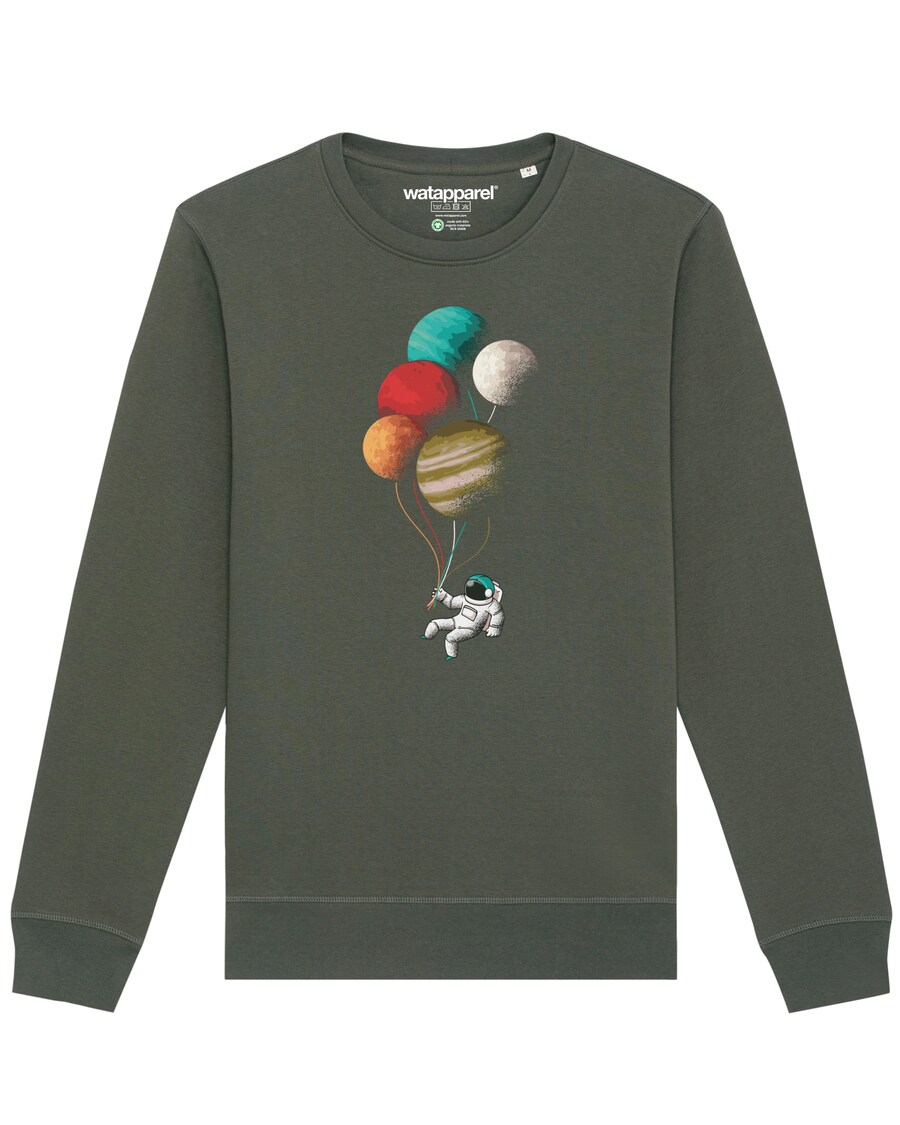 

Свитер Watapparel Sweatshirt Balloon Spaceman, хаки